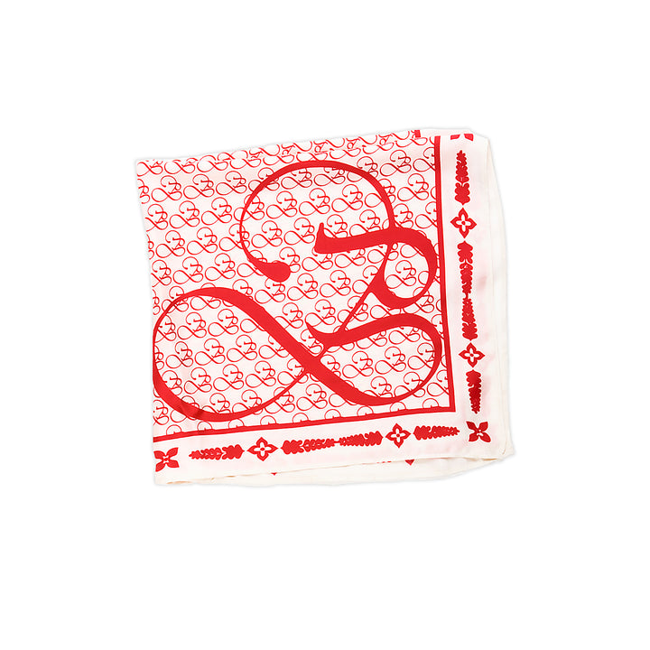 MONOGRAM SILK SCARF