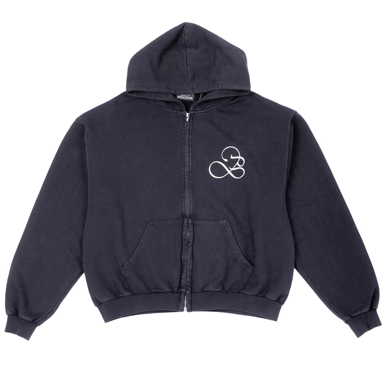 B DOUBLE ZIP HOODIE